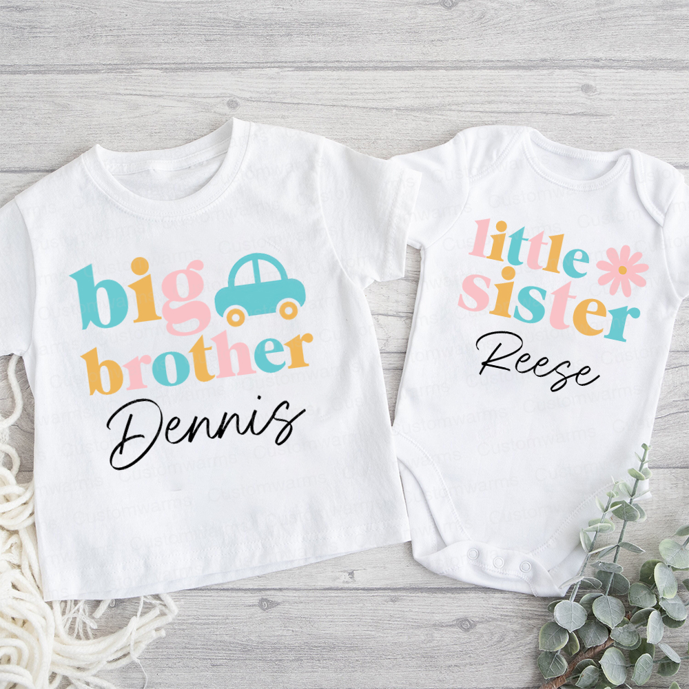 Personalized Matching Sibling Shirts | CWSibling14