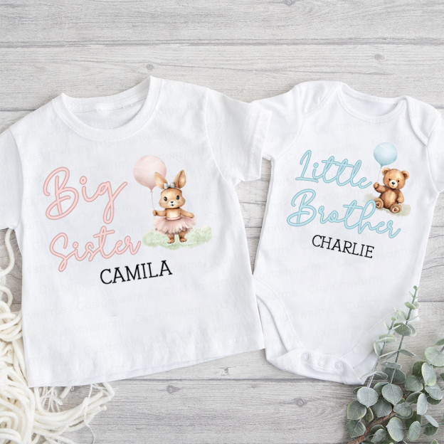 Personalized Matching Sibling Shirts | CWSibling15