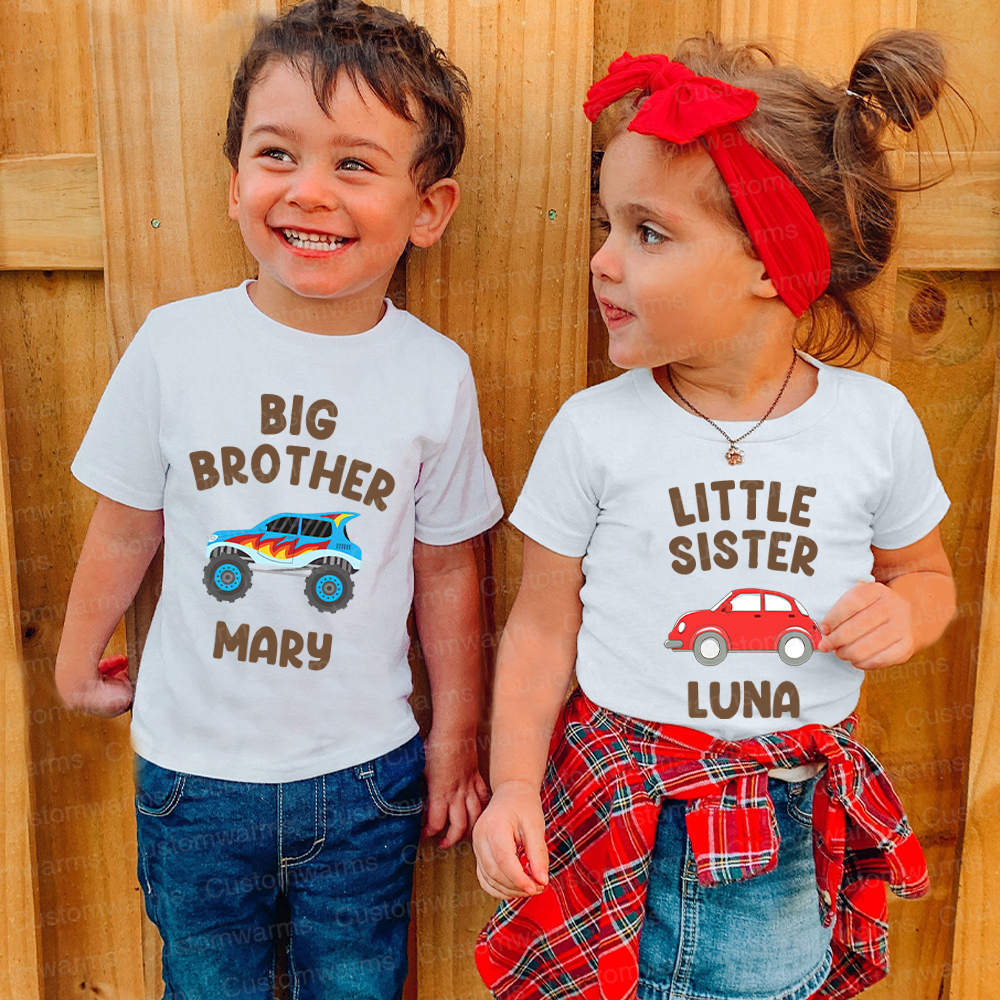 Personalized Matching Sibling Shirts | CWSibling17
