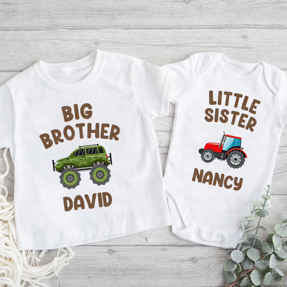 Personalized Matching Sibling Shirts | CWSibling17