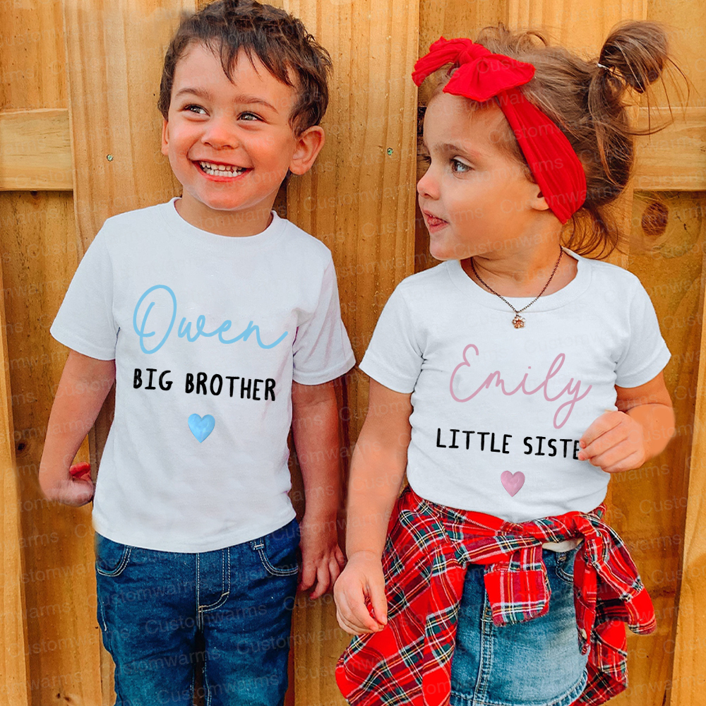 Personalized Matching Sibling Shirts | CWSibling18