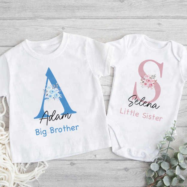 Personalized Matching Sibling Shirts | CWSibling19