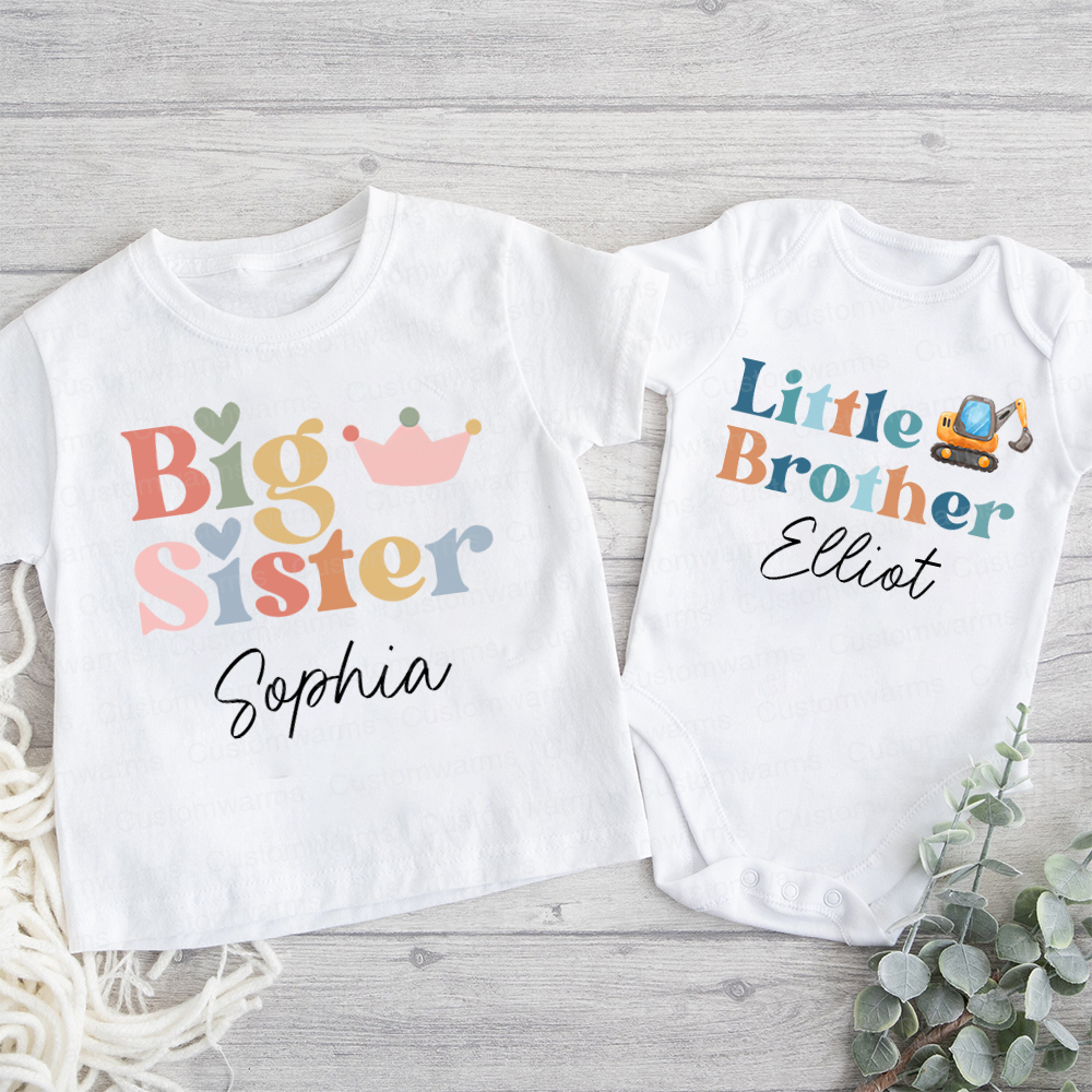 Personalized Matching Sibling Shirts | CWSibling20