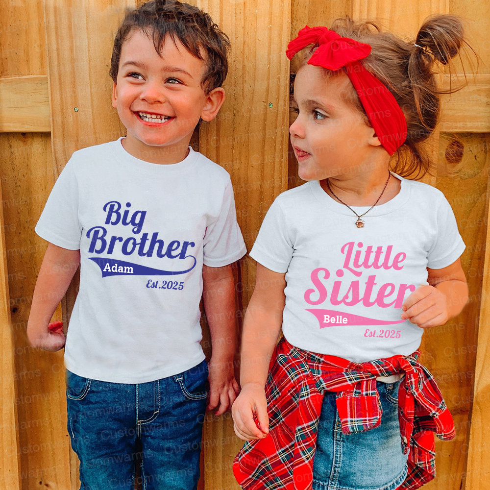 Personalized Matching Sibling Shirts | CWSibling23