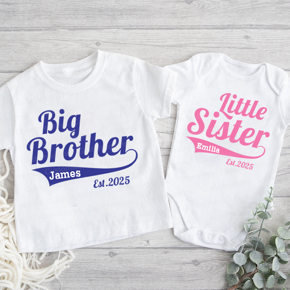Personalized Matching Sibling Shirts | CWSibling23