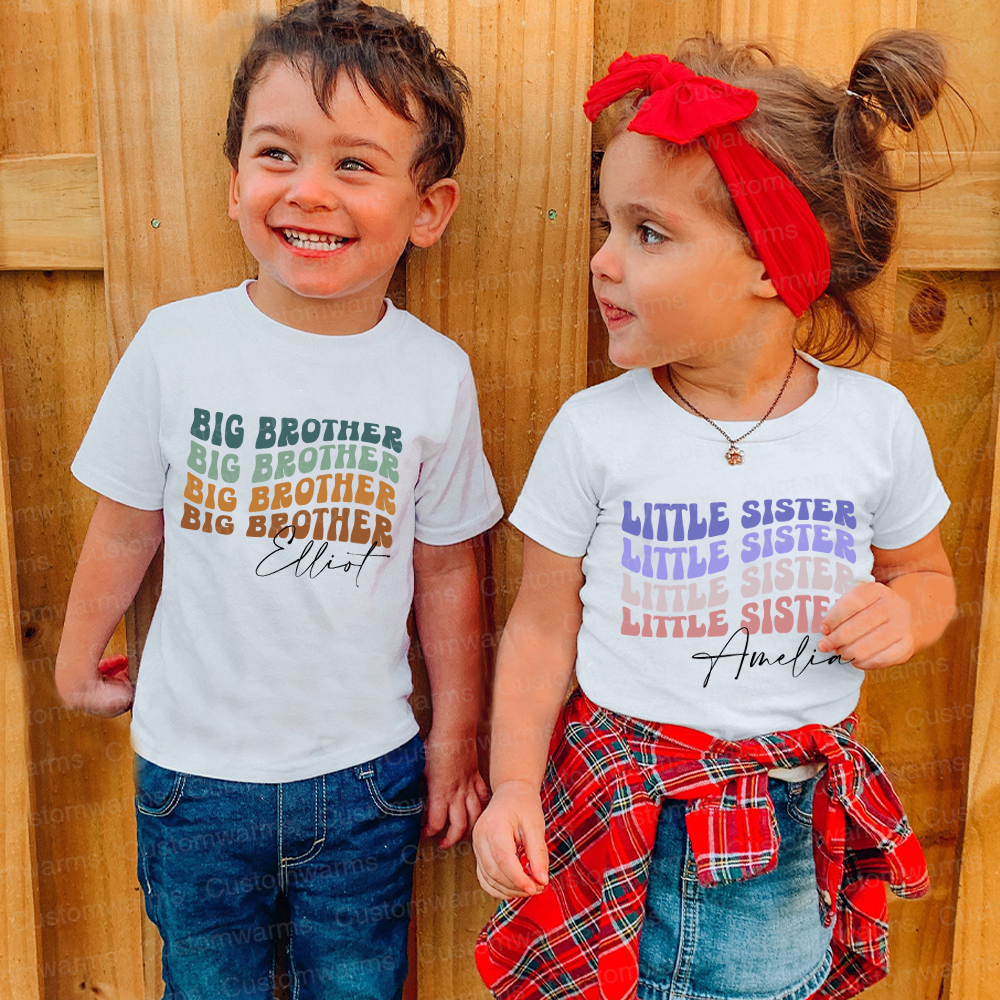 Personalized Matching Sibling Shirts | CWSibling24