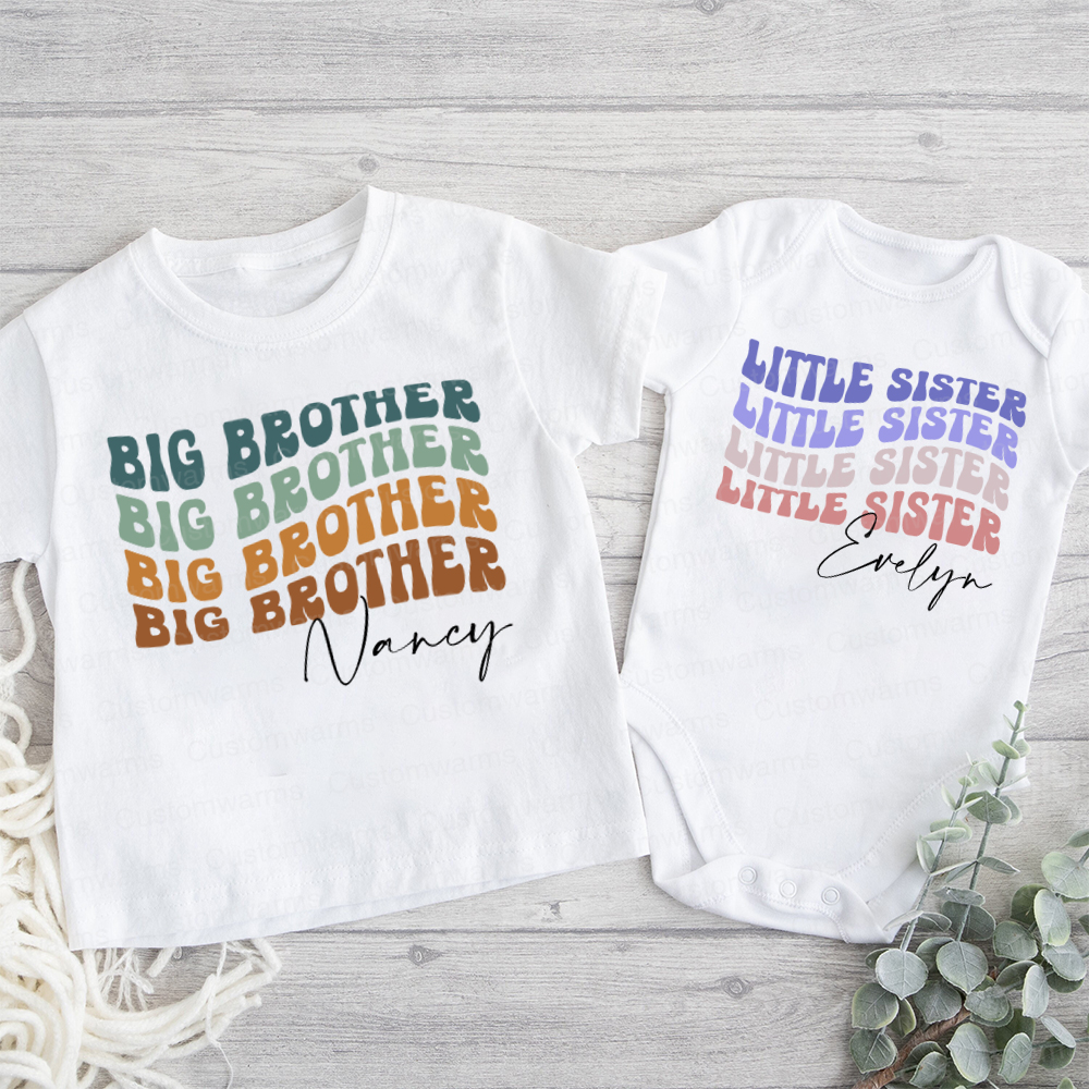 Personalized Matching Sibling Shirts | CWSibling24