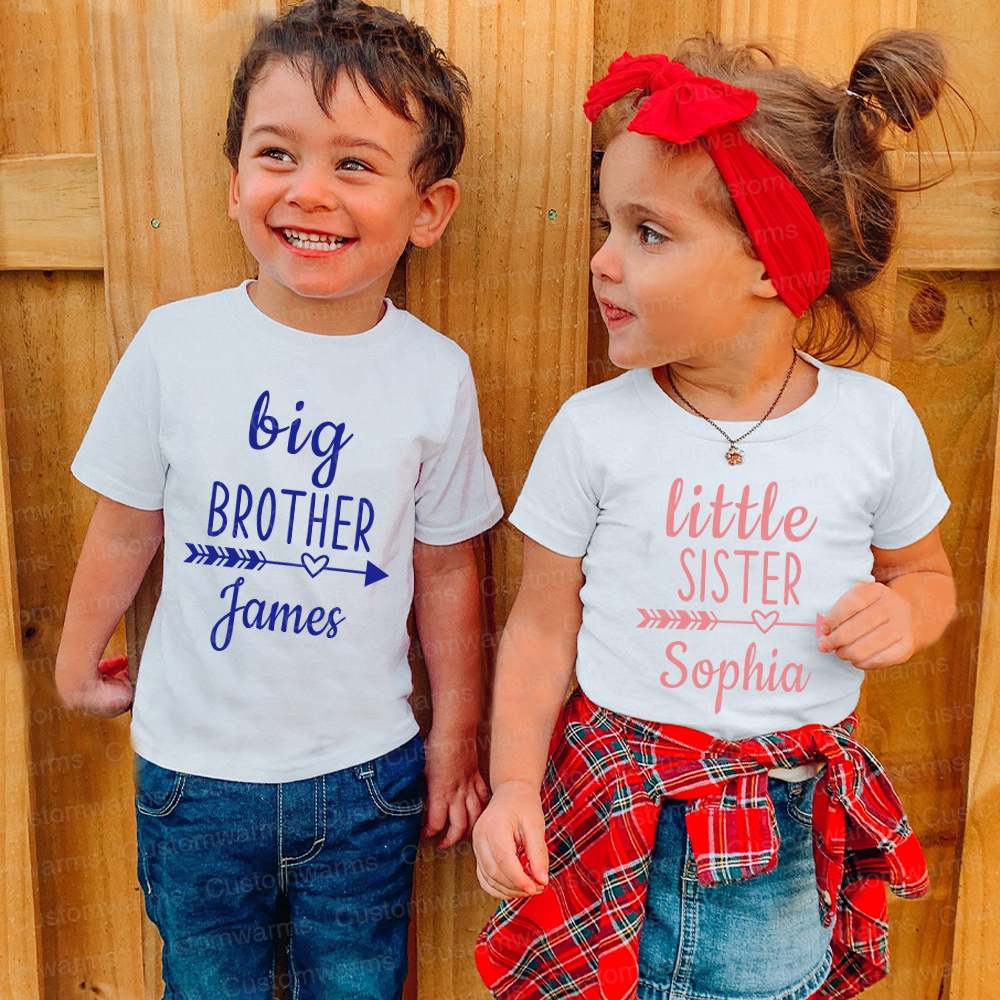 Personalized Matching Sibling Shirts | CWSibling25