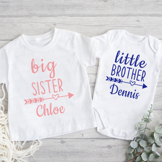 Personalized Matching Sibling Shirts | CWSibling25