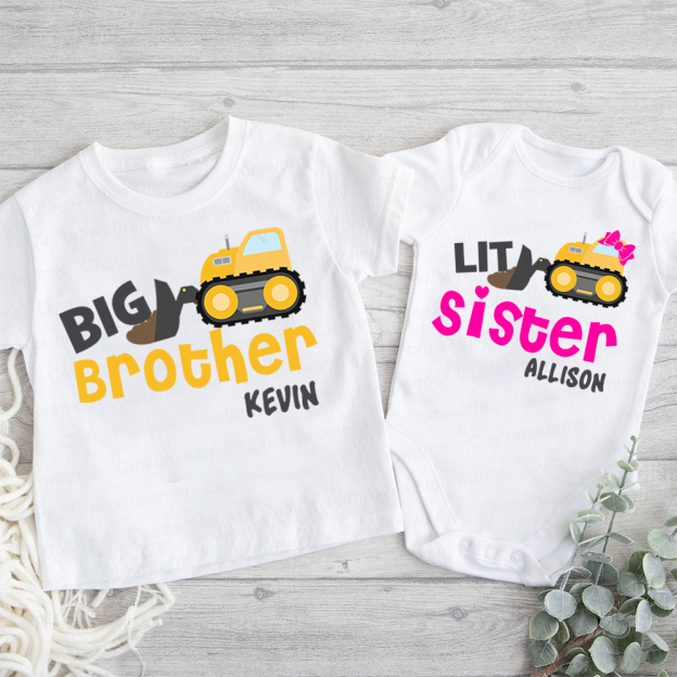 Personalized Matching Sibling Shirts | CWSibling26