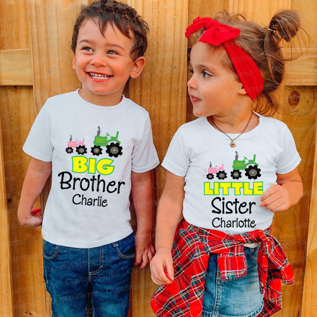 Personalized Matching Sibling Shirts | CWSibling28