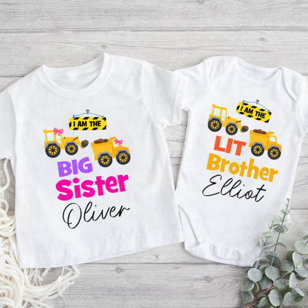 Personalized Matching Sibling Shirts | CWSibling29