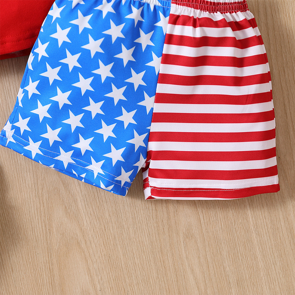 Personalized Boys The 4th Of July Shirt and Shorts Set  | CWBaby232