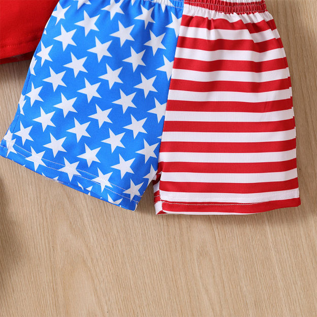 Personalized Boys The 4th Of July Shirt and Shorts Set  | CWBaby232