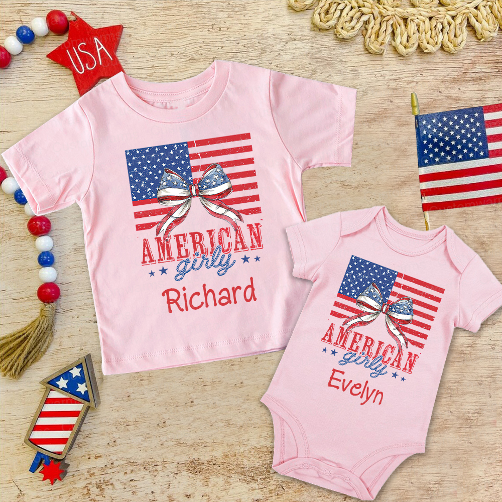 Personalized 4th of July Independence Day Shirts | CWBaby236