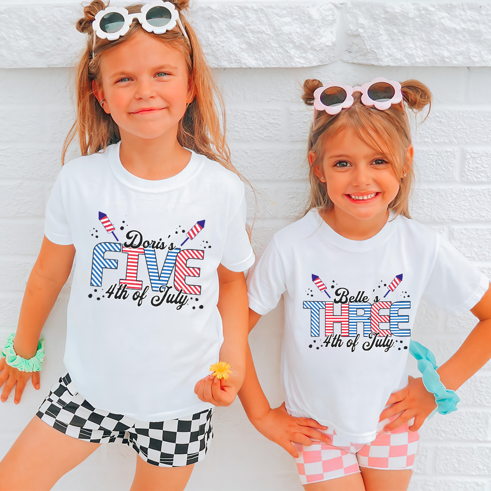 Personalized 4th of July Independence Day Shirts | CWBaby234