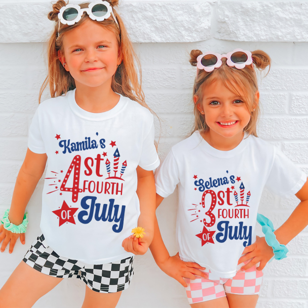 Personalized 4th of July Independence Day Shirts | CWBaby241