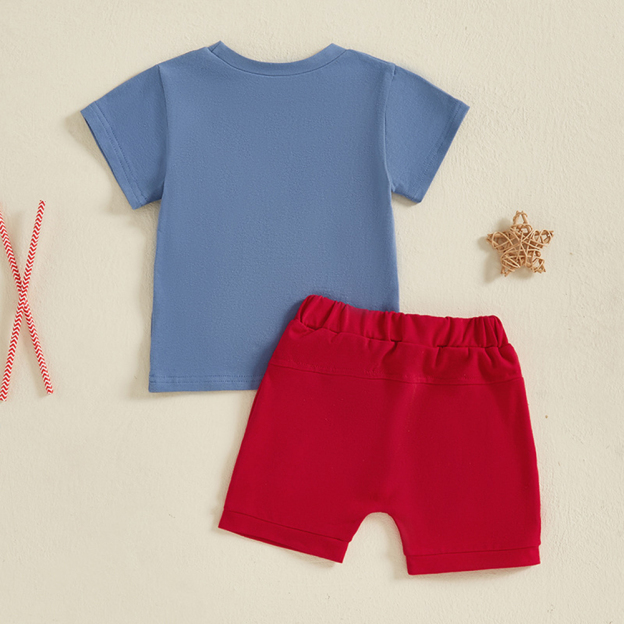 Personalized Boys The 4th Of July Shirt and Shorts Set  | CWBaby249
