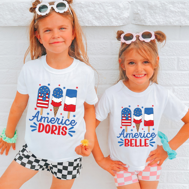 Personalized 4th of July Independence Day Shirts | CWBaby251