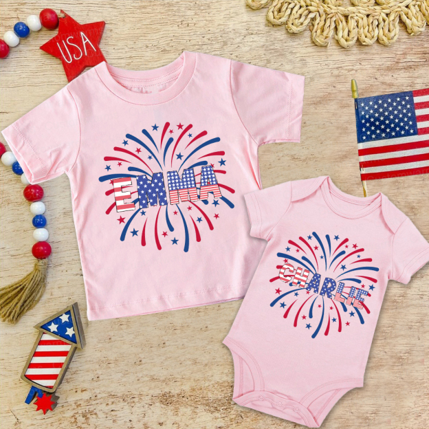 Personalized 4th of July Independence Day Shirts | CWBaby252