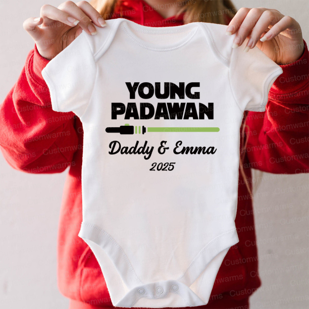 Personalized First Father's Day Daddy and Baby Outfit | CWFamily102