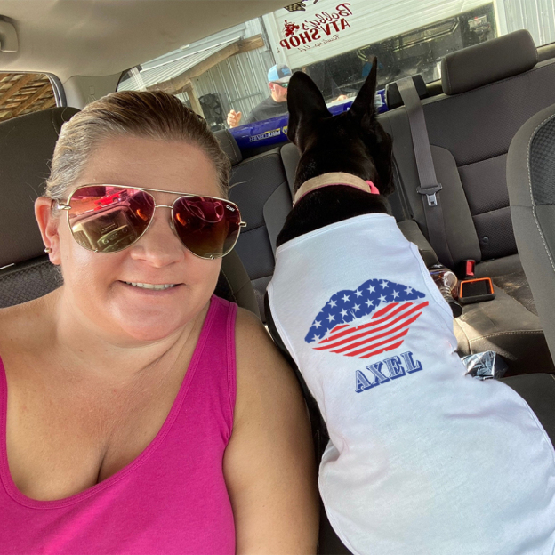 Personalized The 4th of July Soft Pet Shirt | BKPet151