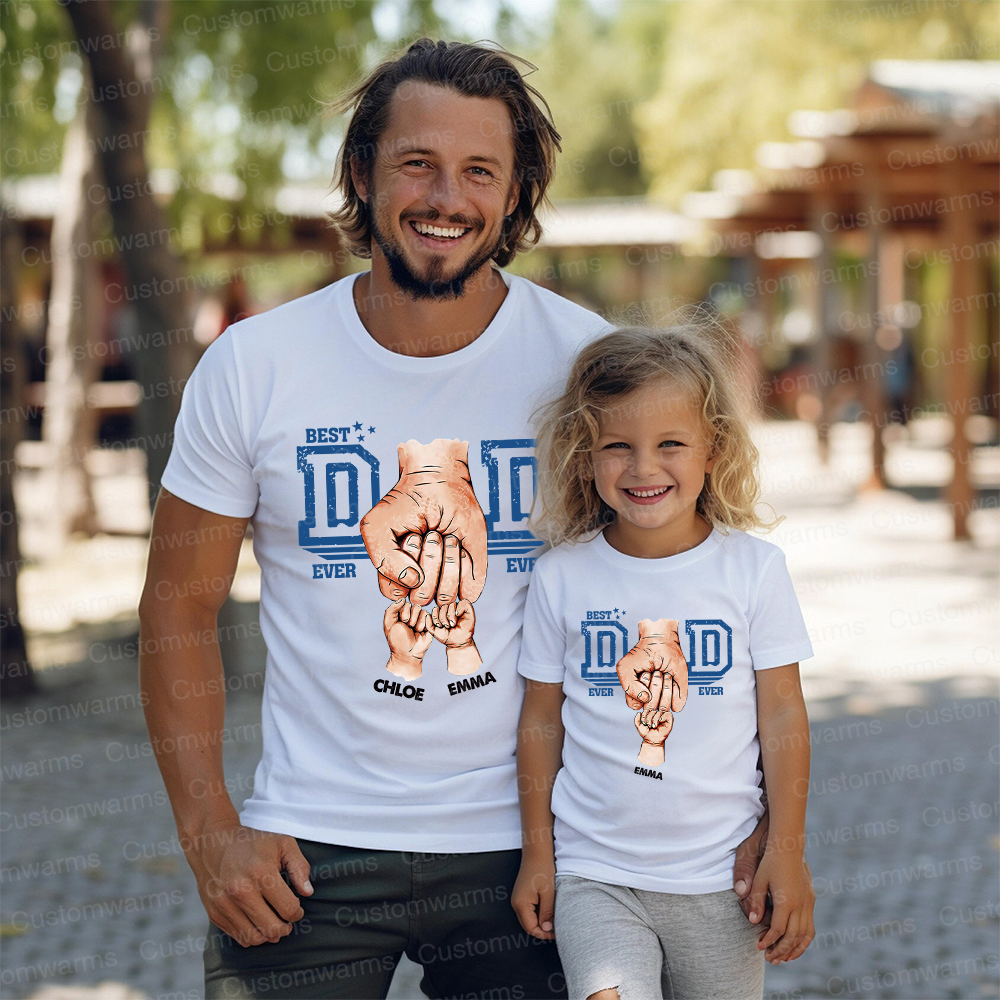 Personalized First Father's Day Daddy and Me Outfit | CWFamily109