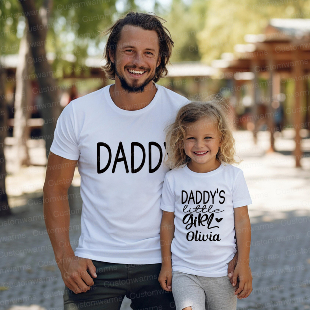 Personalized First Father's Day Daddy and Me Outfit | CWFamily112