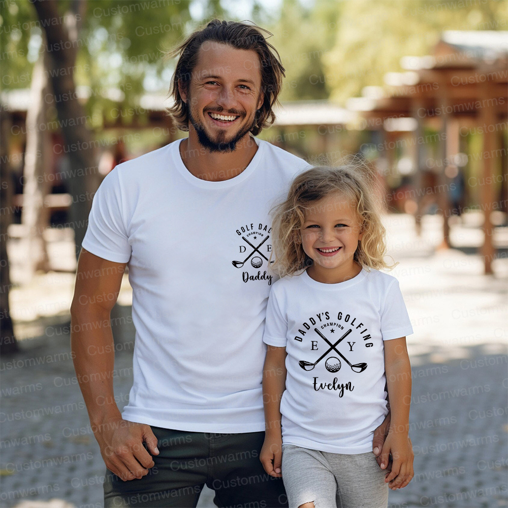 Personalized First Father's Day Daddy and Me Outfit | CWFamily115