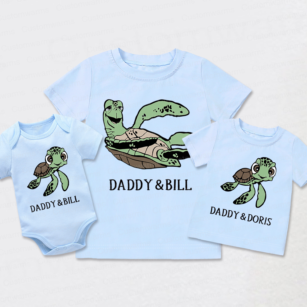 Personalized First Father's Day Daddy and Me Outfit | CWFamily117