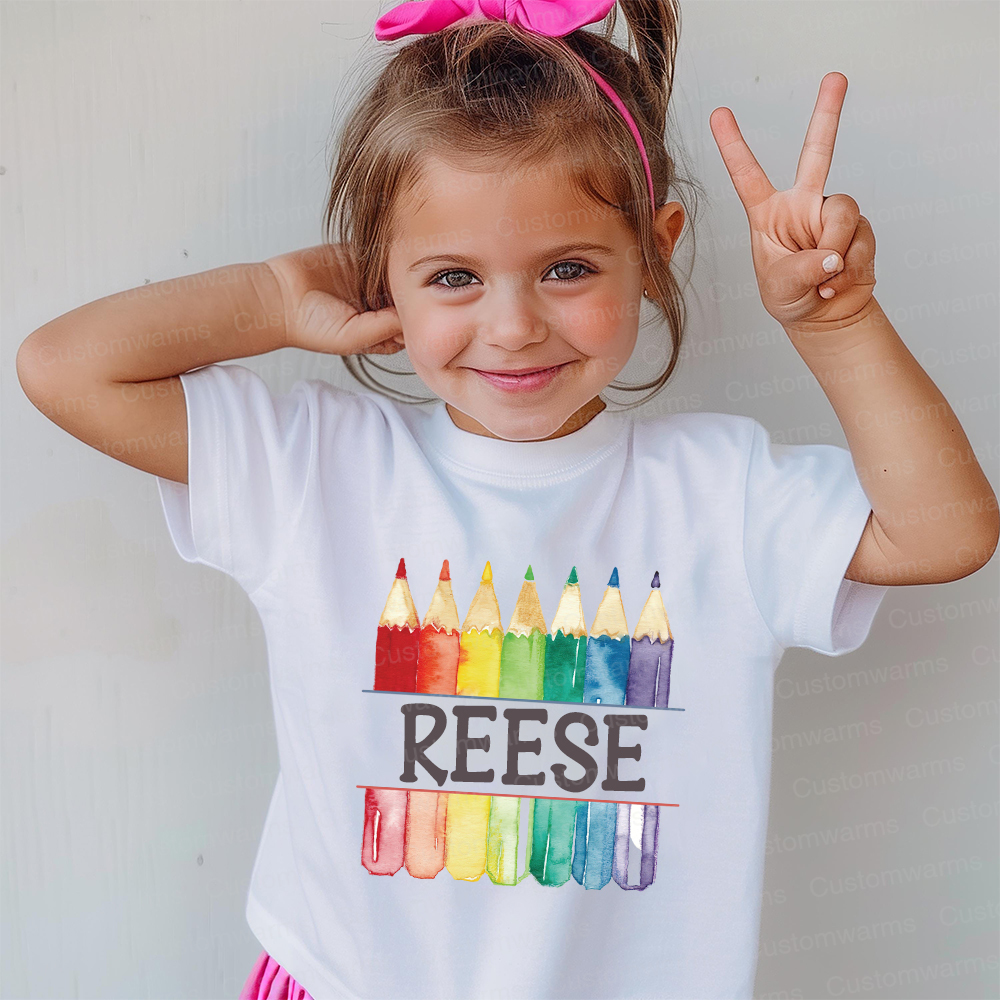 Personalized First Day Of Back To School Shirt | CWSchool01
