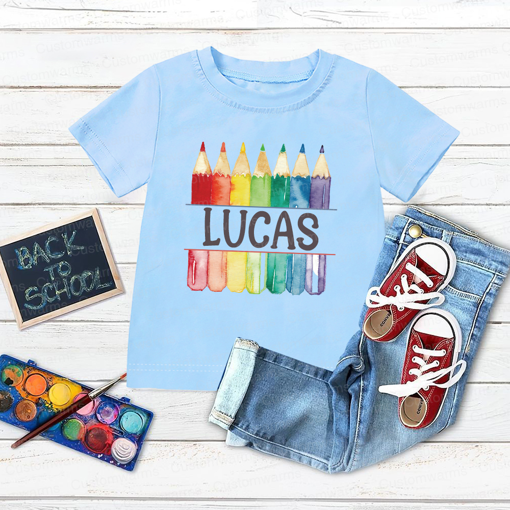 Personalized First Day Of Back To School Shirt | CWSchool01