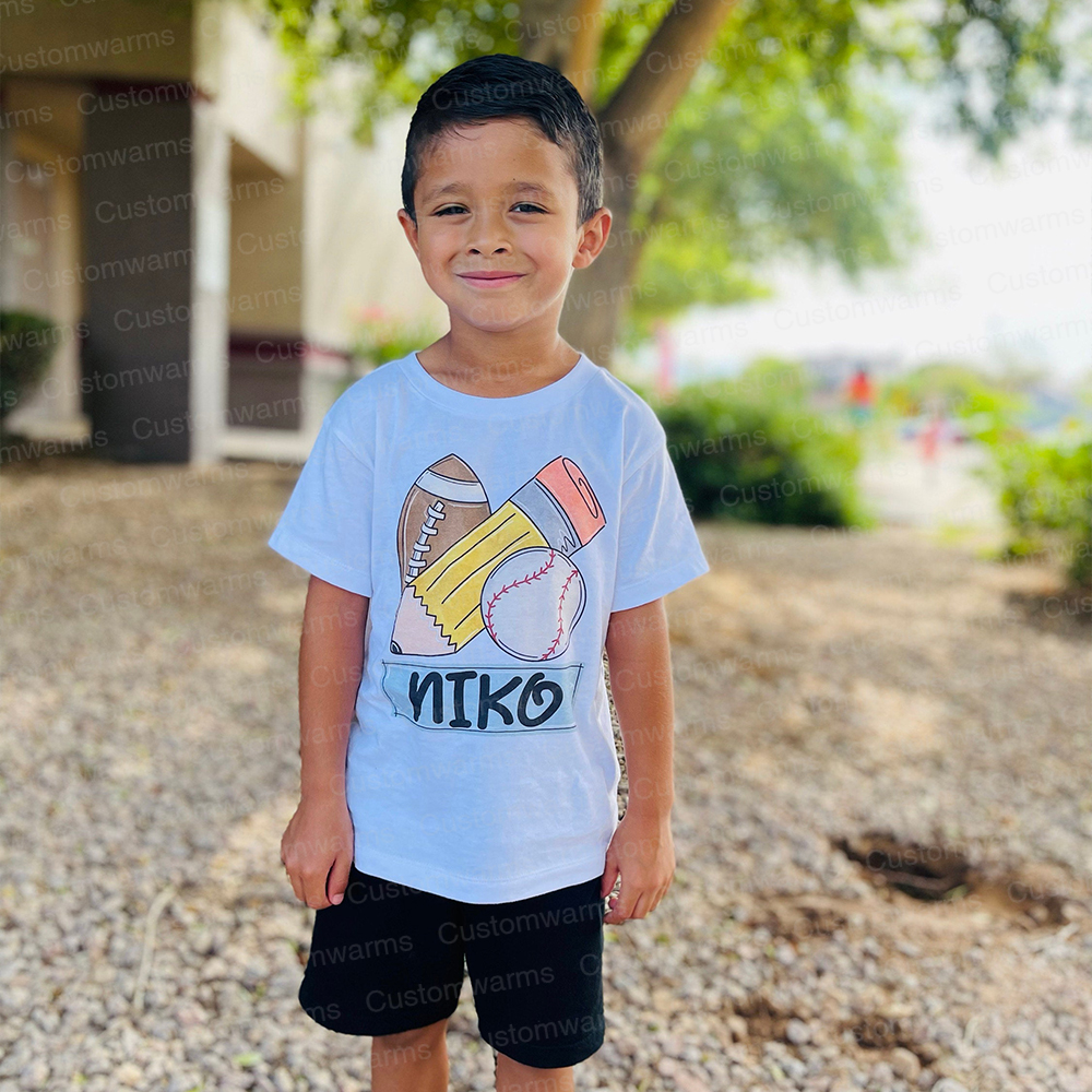 Personalized First Day Of Back To School Shirt | CWSchool08