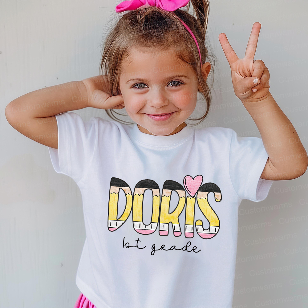 Personalized First Day Of Back To School Shirt | CWSchool09