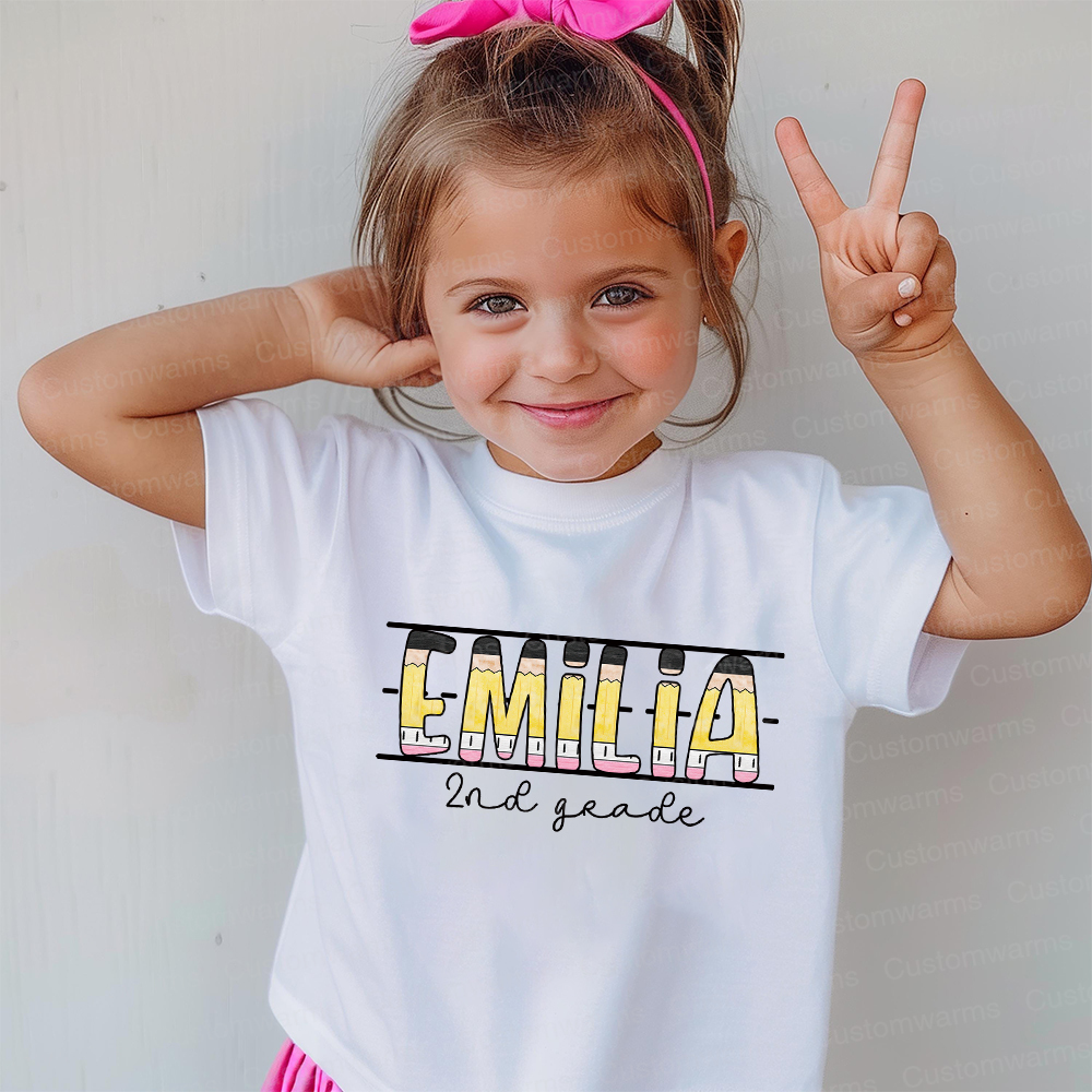 Personalized First Day Of Back To School Shirt | CWSchool10