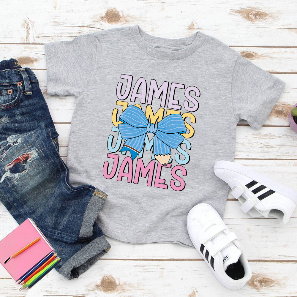 Personalized First Day Of Back To School Shirt | CWSchool11