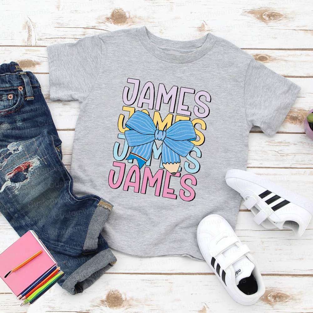 Personalized First Day Of Back To School Shirt | CWSchool11