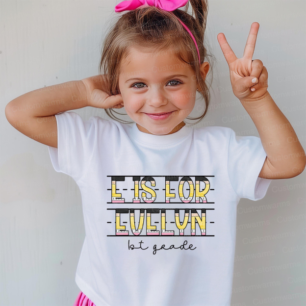 Personalized First Day Of Back To School Shirt | CWSchool12