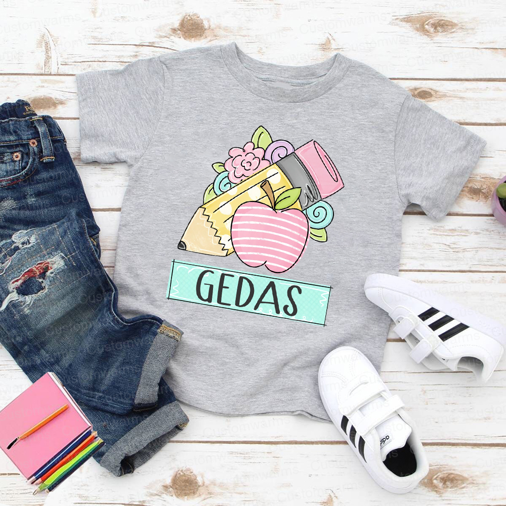 Personalized First Day Of Back To School Shirt | CWSchool13