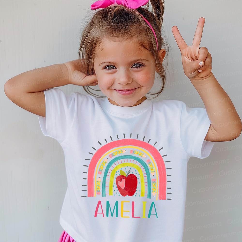 Personalized First Day Of Back To School Shirt | CWSchool14
