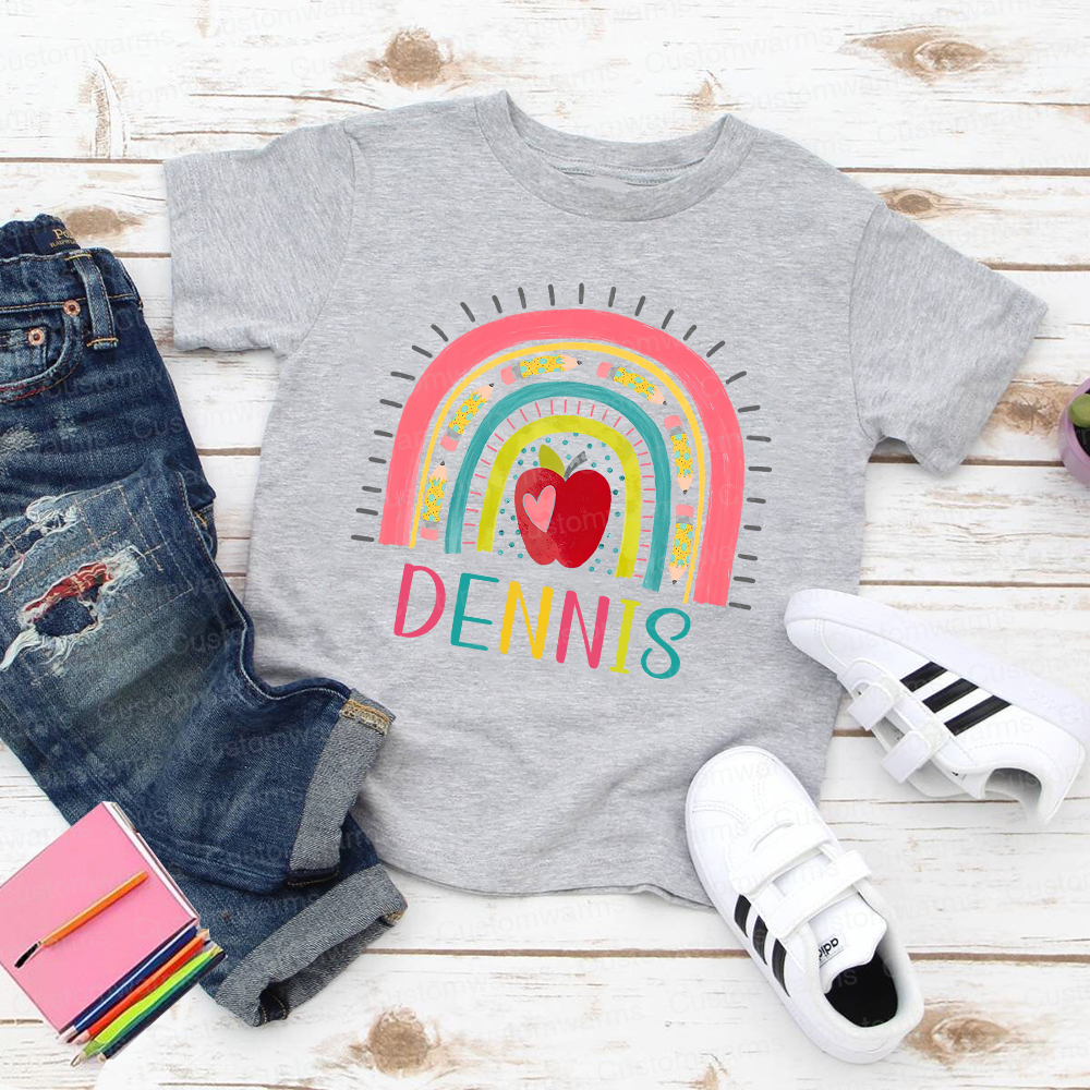 Personalized First Day Of Back To School Shirt | CWSchool14