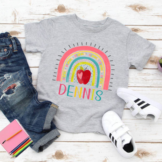 Personalized First Day Of Back To School Shirt | CWSchool14