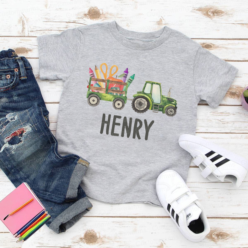 Personalized First Day Of Back To School Shirt | CWSchool16