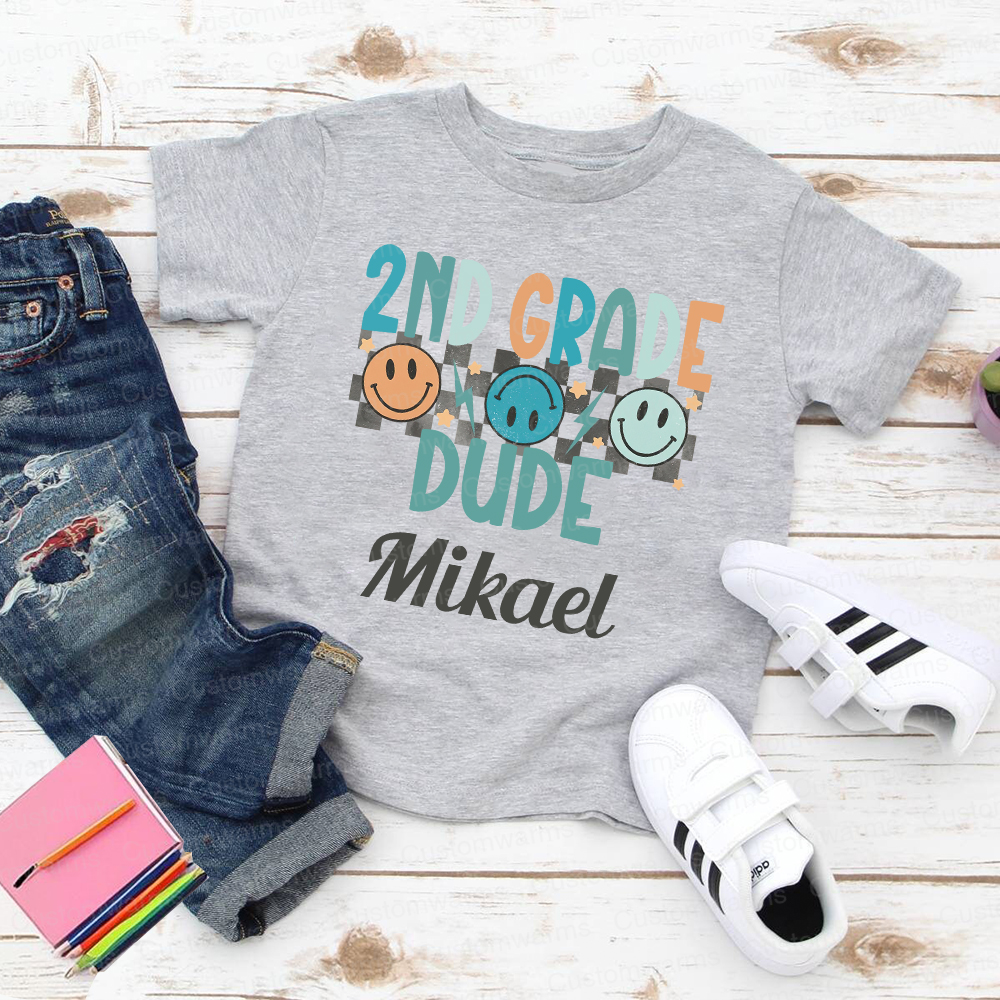 Personalized First Day Of Back To School Shirt | CWSchool18