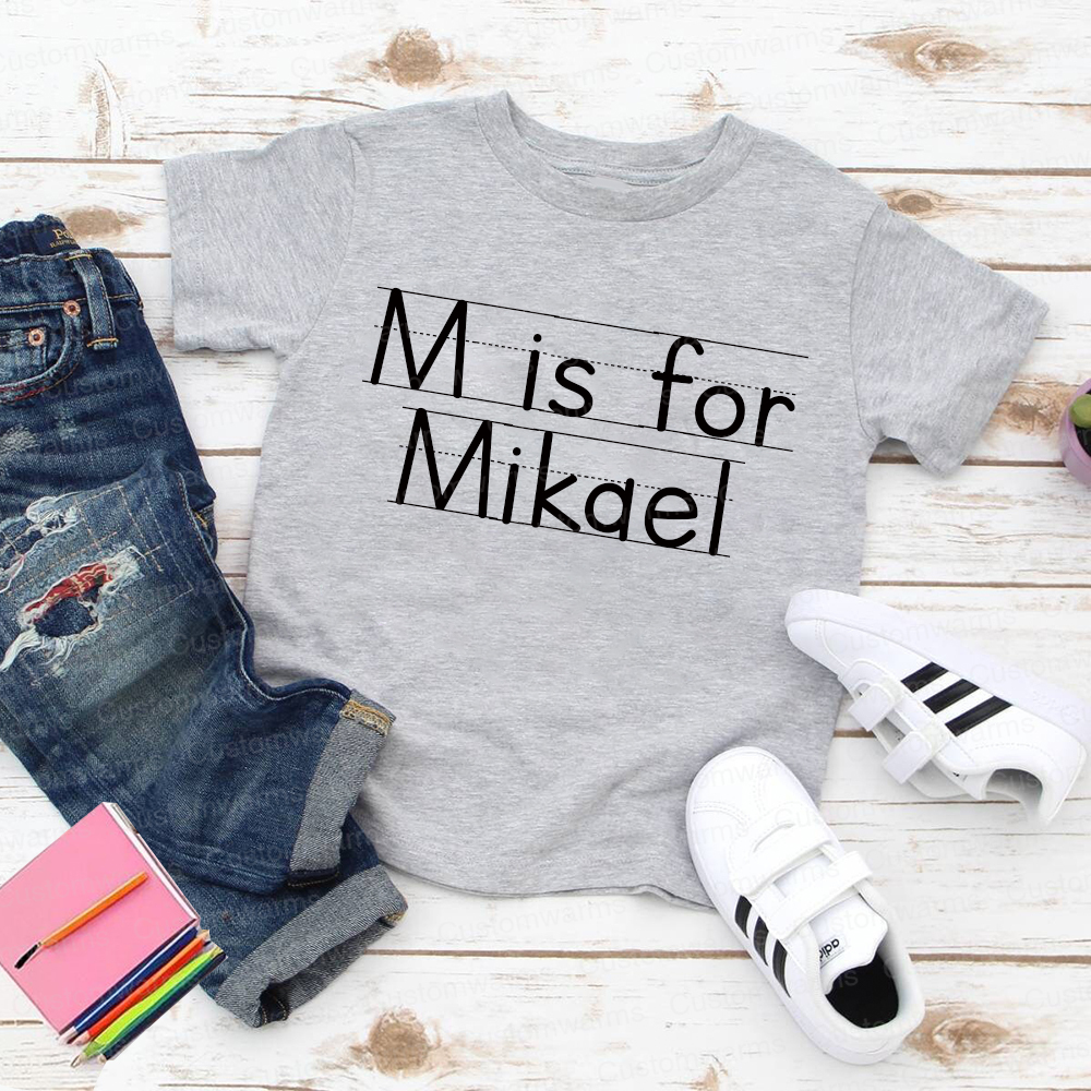 Personalized First Day Of Back To School Shirt | CWSchool20