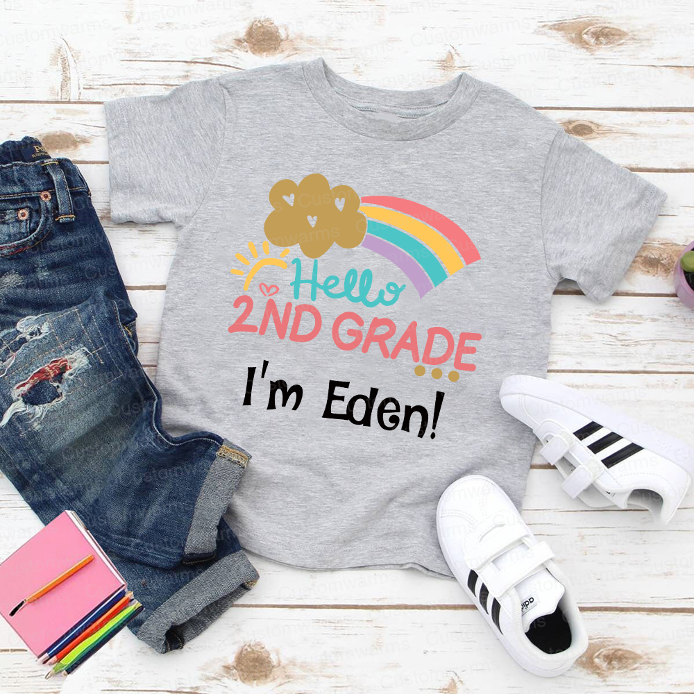 Personalized First Day Of Back To School Shirt | CWSchool25