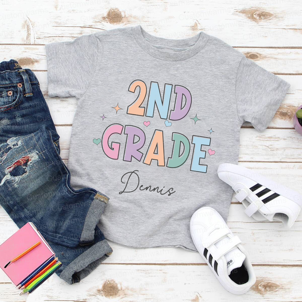 Personalized First Day Of Back To School Shirt | CWSchool28