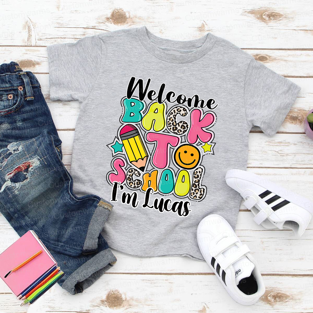 Personalized First Day Of Back To School Shirt | CWSchool29