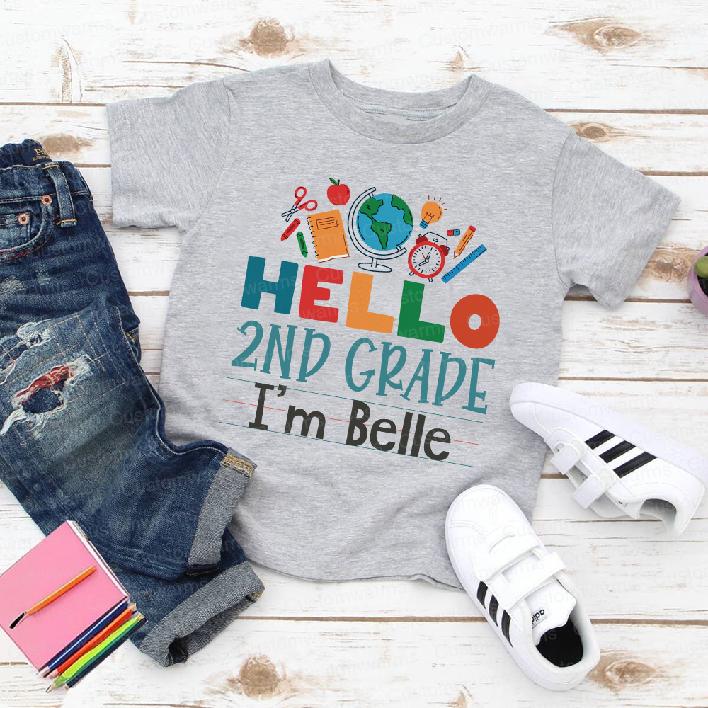 Personalized First Day Of Back To School Shirt | CWSchool31
