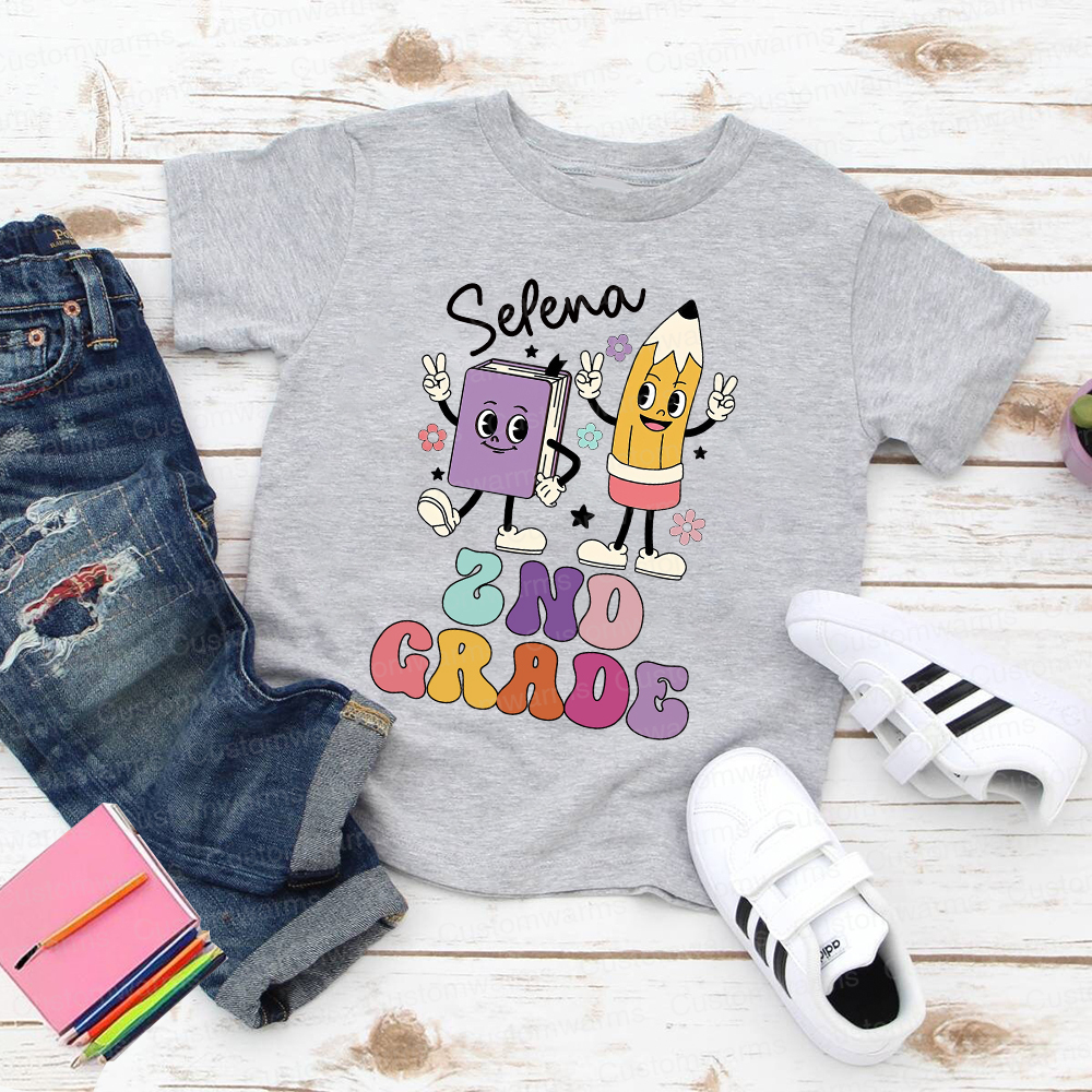 Personalized First Day Of Back To School Shirt | CWSchool32